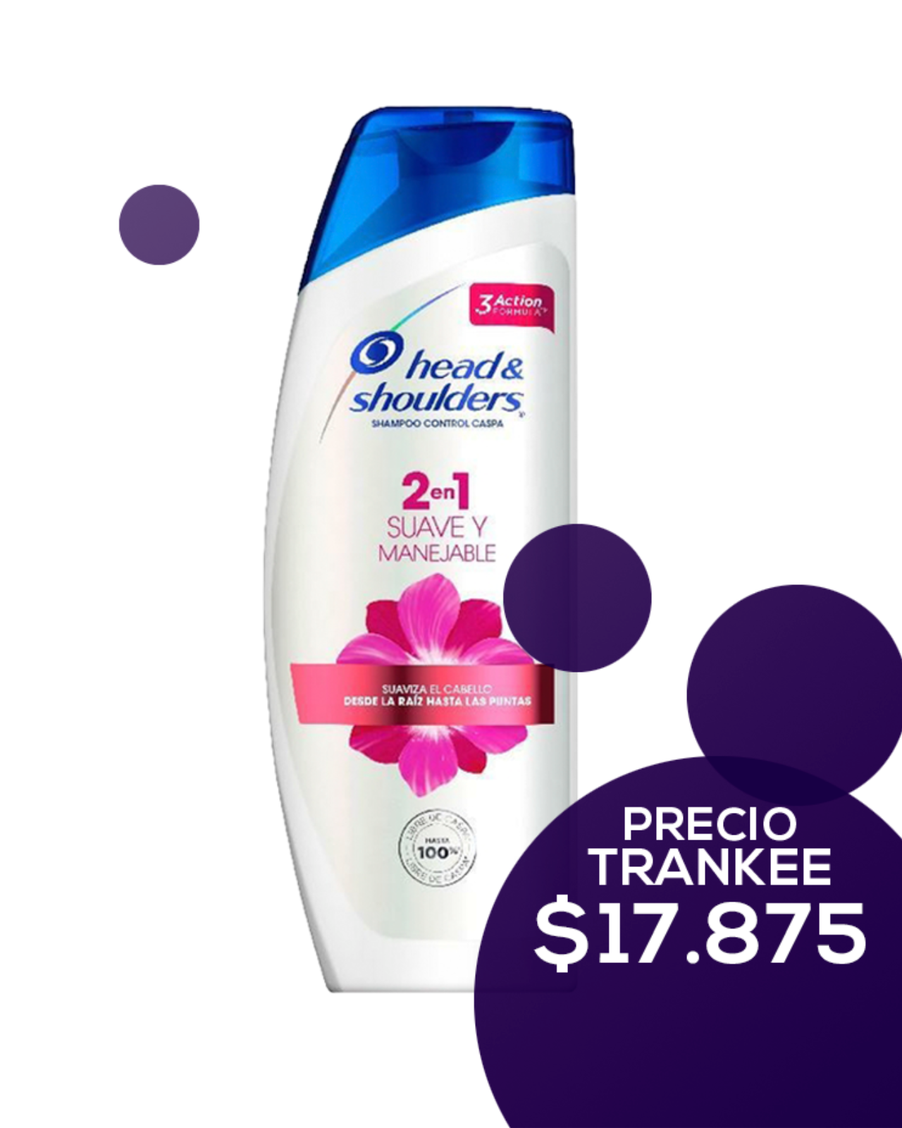 Shampoo H & S Head and Shoulders Suave Manejable x 375ml